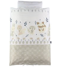 Nrgaard Madsens Bedding - Baby - White w. Large Happy DYR