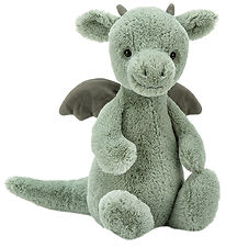 Jellycat Knuffel - 31x12 cm - Verlegen draak