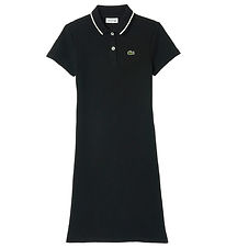 Lacoste Klänning - Rib - Svart