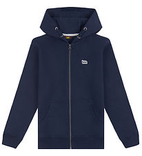 Lee Cardigan - Badge LB met ritssluiting - Navy Blazer