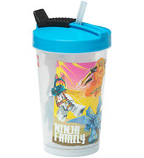LEGO® Storage Water Bottle w. Straws - 500 mL - Ninjago