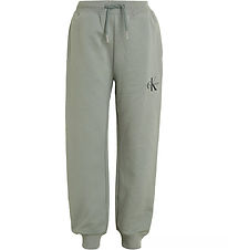 Calvin Klein Sweatpants - Monogram Logo - Meteor Green