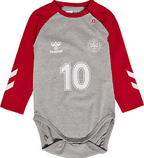 Hummel Samfella L/æ - DBU Leikdagur - Grey Melange