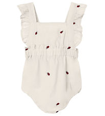 Name It Summer Romper - NbfFerilla - Jet Stream w. Ladybugs