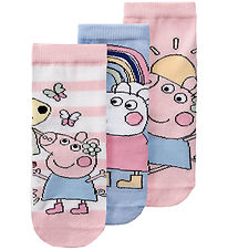 Name It Chaussettes - 3 Pack - NmfArra Peppa Pig - Chambray Blue