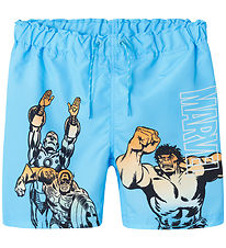 Name It Shorts de Bain - NkmMakavel Marvel - Poisson bleu