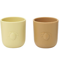 Konges Sljd Cups - Silicone - 2-Pack - Lemon - Lemonade/Almond