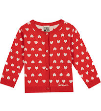 Bonton Cardigan - Strick - Lilet Maille - Coeur Rouge