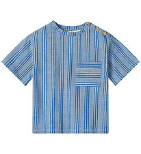 Fliink T-shirt - Miro - Cloud Dancer w. Stripes