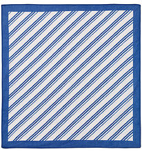 Fliink Scarf - Kota - 50x50 cm - Cloud Dancer w. Stripes