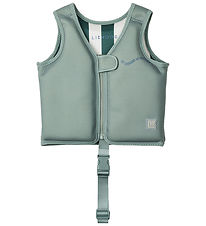 Liewood Swim Vest - 19-30 kg - Dove - It Comes In Waves/Pepperm