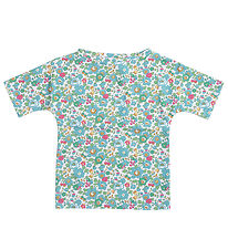 Petit Crabe Badeshirt - Luna - UV50+ - Betsy m. Blumen