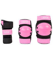 SFR Protection Set - Youth Ramp Triple Pad Set - Black/Pink