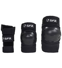 SFR Hlífðabúnaður - Youth Ramp Triple Pad Set - Svart