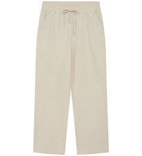 Grunt Trousers - Allan - Viscose/Linen - Sand