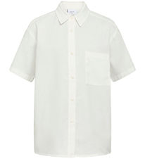 Grunt Shirt - Vap - Viscose/Linen - White