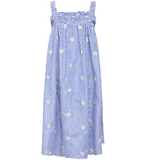 Grunt Dress - Girona - Blue w. Flowers