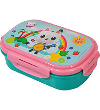 Gabby's Dollhouse Nestisbox M. Hnífapör - Grænblátt/Bleikt M. Pa