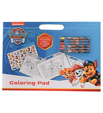 Paw Patrol Kleurboek m. 6 Kleuren En Stickers