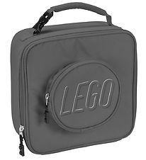 LEGO Evslaatikko Laukku - BRICK lounaskassi - Harmaa