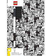 LEGO® Notebook w. Gel Pen - Minifigures