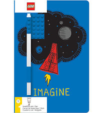 LEGO® Notebook w. Gel Pen - Imagine