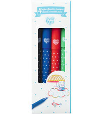 Djeco Colour Markers - 4 Classic+ Easeable Pens