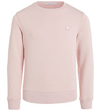 Calvin Klein Sweatshirt - Mono Mini Abzeichen - Sepia Rose