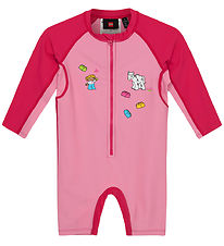 LEGO® Duplo Coverall Swimsuit - LWAdour - UV40+ - Dark Pink