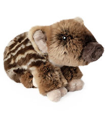 Living Nature Soft Toy - 11x18 cm - Wild Boar Young - Brown/Beig