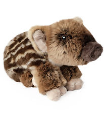 Living Nature Peluche - 11x18 cm - Jeune Sanglier - Marron/Beige