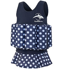 Konfidence Maillot de bain - UV40+ - Marine/Polka