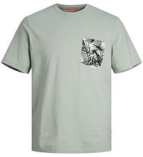 Jack & Jones T-Shirt - JorAruba - Gris Mist