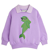 Mini Rodini Sweatshirt - Dolphin - Purple