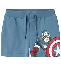 Name It Shorts - NmmAyan Marvel - Provinzial Blue