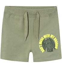 Name It Shorts - NmmAbil Drache - l Green