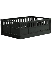 Boîte Pliante Made Crate - Maxi - 48x33x17,5 cm - Lavé Black Swe