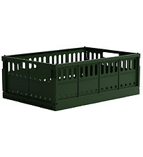 Made Crate Vouwbare box - Maxi - 48x33x17,5 cm - Racen Green