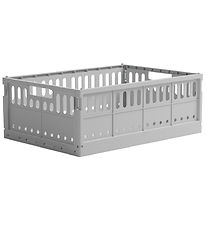 Made Crate Taiteltava laatikko - Maxi - 48x33x17,5 cm - Sumuinen