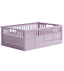 Made Crate Bote Pliante - Maxi - 48x33x17,5 cm - Lilas