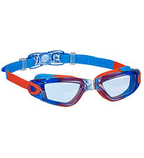 BECO Lunettes de Natation - Valence 12+ - Bleu/Rouge