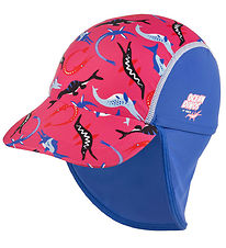 BECO Chapeau de soleil - Ocean Dinos - UV50+ - Rose/Bleu