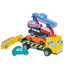 Tender Leaf Holztoys - Autos stapeln - Autotransport