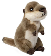 Living Nature Peluche - 17x9 cm - Jeune loutre - Marron/Beige