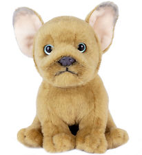 Living Nature Soft Toy - 17x9 cm - French Bulldog Puppy - Brown
