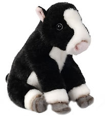 Living Nature Soft Toy - 17x9 cm - Friesian Calf - Black/White