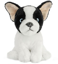 Living Nature Soft Toy - 17x9 cm - French Bulldog Puppy - White/