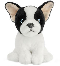 Living Nature Peluche - 17x9 cm - Franais Bulldog Chiot - Blanc