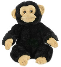 Living Nature Pehmolelu - 15x11 cm - Vauva Simpanssi - Musta