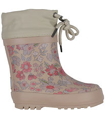 Wheat Thermo Boots - Rose Dust Flowers
